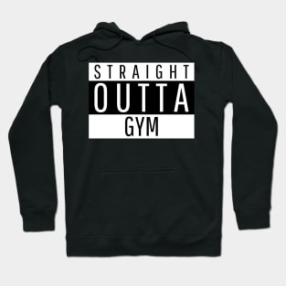 Gym workout style. Hoodie